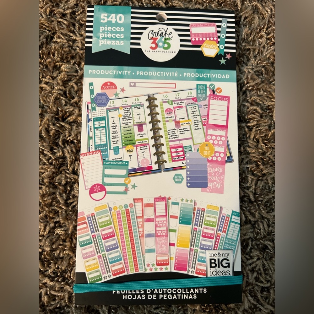 The Happy Planner “Productivity” Sticker Book